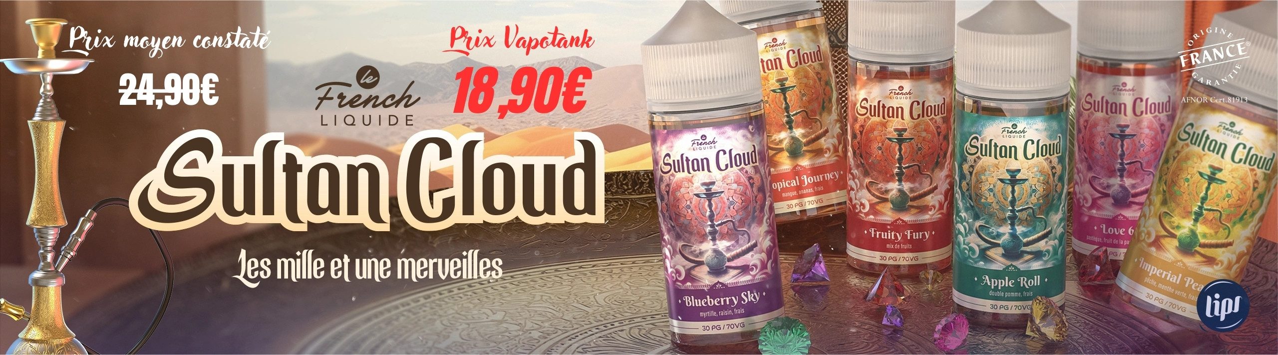 banniere sultan cloud pas cher - Achetez vos ecigarettes discount, eliquides pas chers et accessoires de vape en ligne